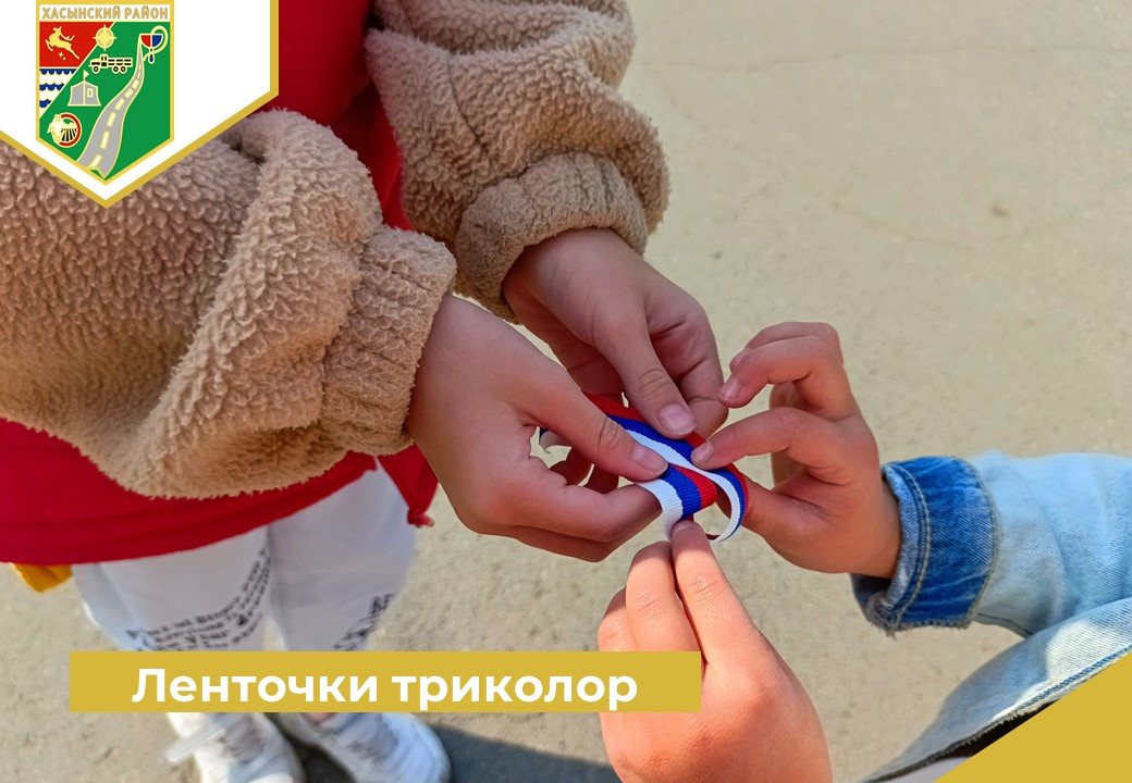 Ленточки триколор.